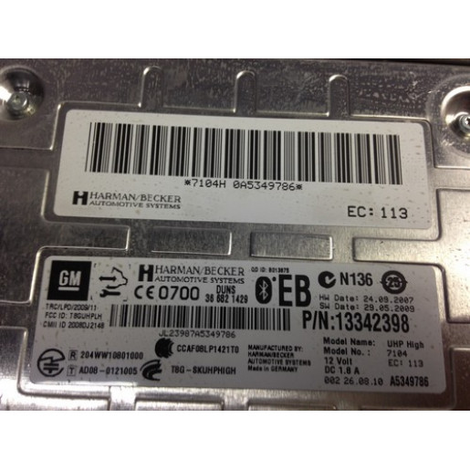 Блок управления Bluetooth (EB) Opel Insignia 2008-2017 13342398